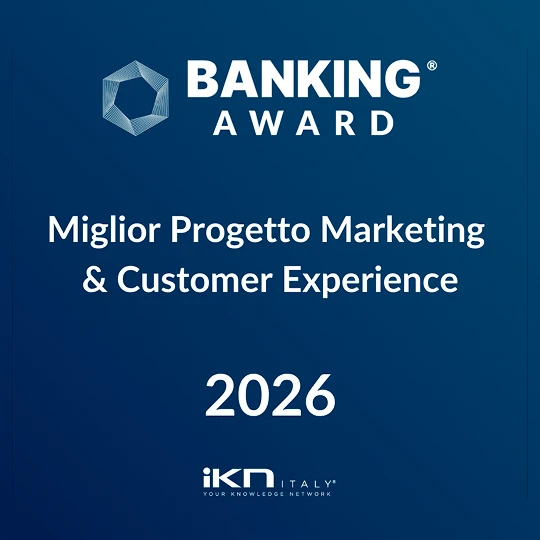 Banking Award - Miglior Progetto Marketing & CX